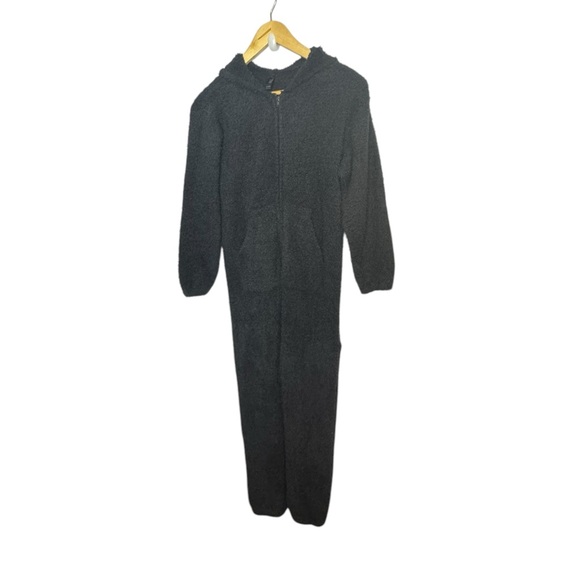 SKIMS COZY KNIT UNISEX HOODIE ONESIE/ JUMPSUIT ONYX | XL - Picture 3 of 9